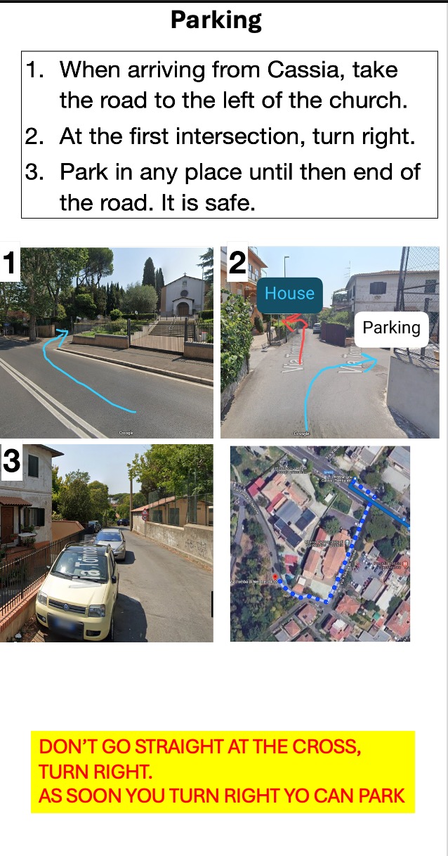 Parking Instructions 1